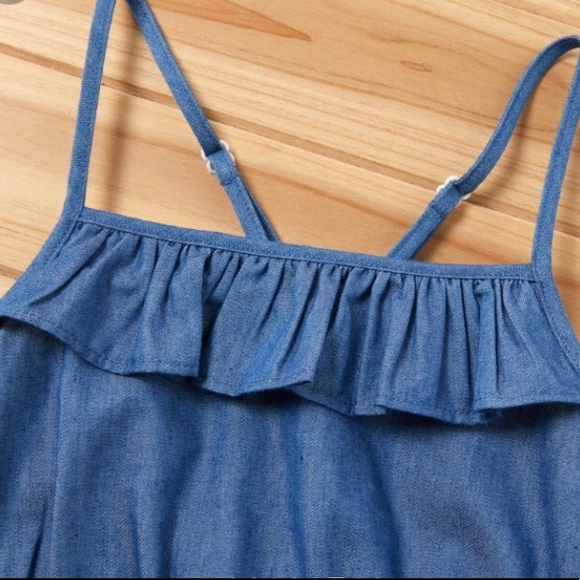 Toddler Girls Ruffle Jumpsuit/ - Picture 5 of 5